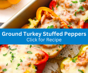 Ground Turkey Stuffed Peppers